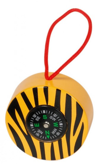 Kompas: Safari Oranje Met Zwart 5 cm
