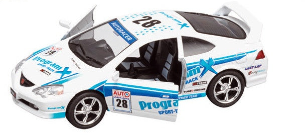 Metalen Auto: Straatracer Wit