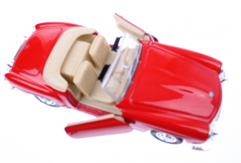 Metalen Mercedes-Benz 190 SL (1955): Rood