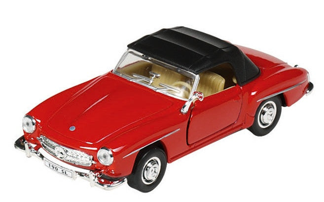 Metalen Mercedes-Benz 190 SL (1955): Rood Met DAK