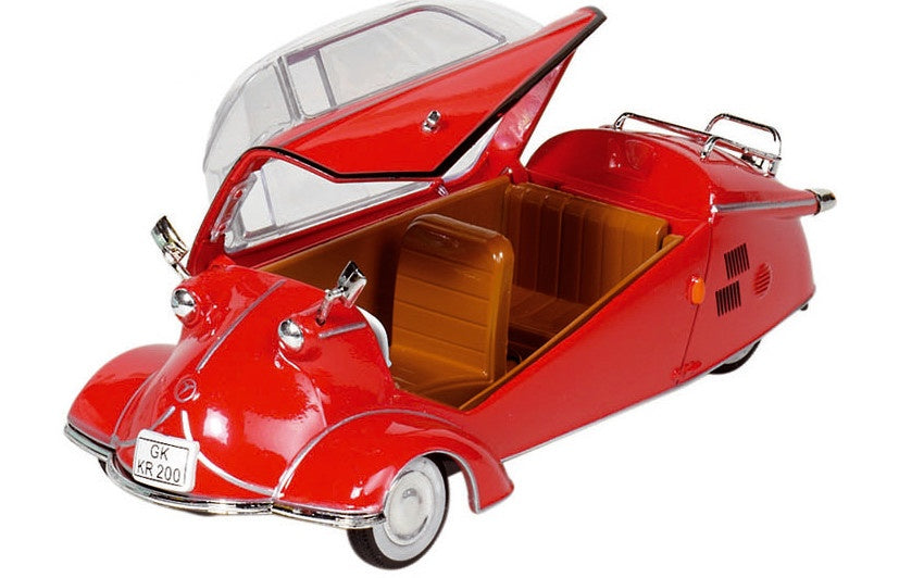 Metalen Messerschmitt KR 200 (1957) Rood