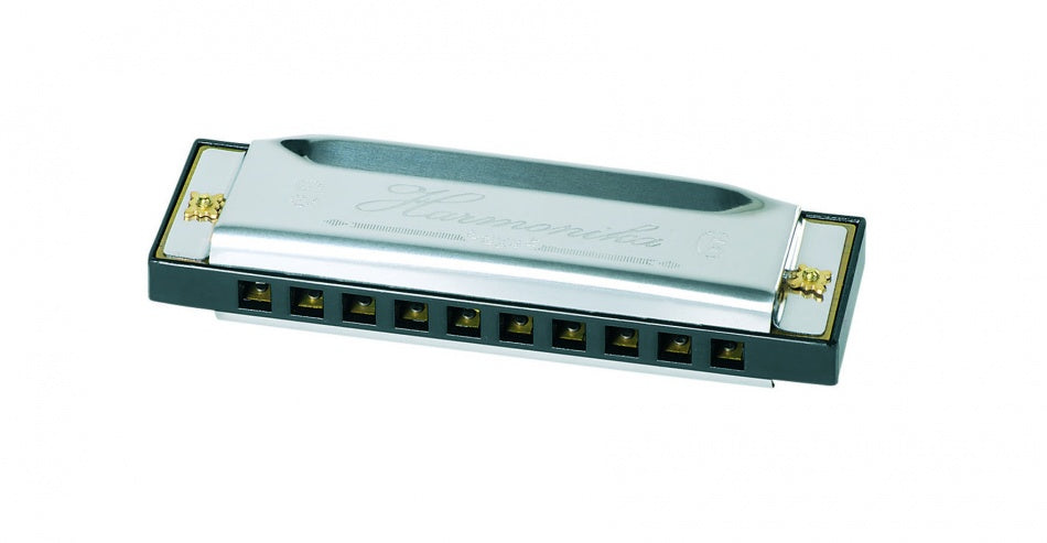 Metalen Mondharmonica 10 cm