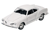 metalen Volkswagen Karmann Ghia Coupe 1957 wit
