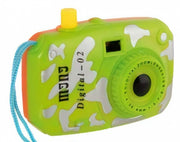 mini-fototoestel viewmaster 10 cm groen/oranje
