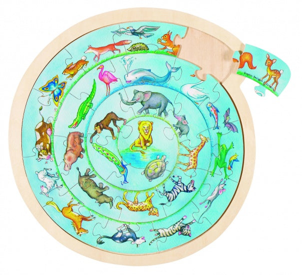 Puzzel: Dierencirkel 27-Delig