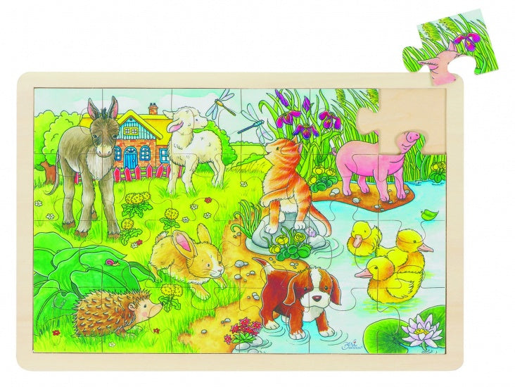 Puzzel: Kleine Jonge Dieren 24-Delig