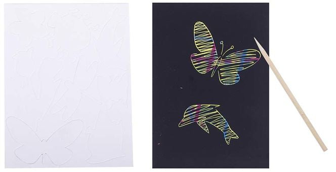 scratch papier set 4-delig