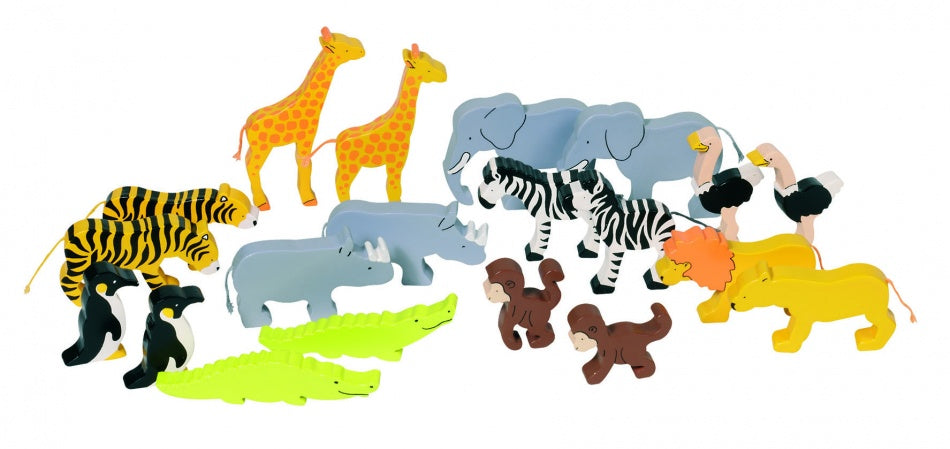 Set Afrikaanse Dieren 20 Stuks