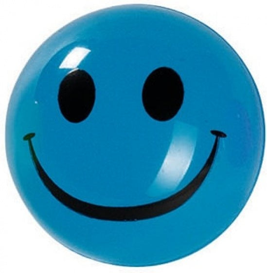 Stuiterbal Glow in The Dark: Smley Blauw
