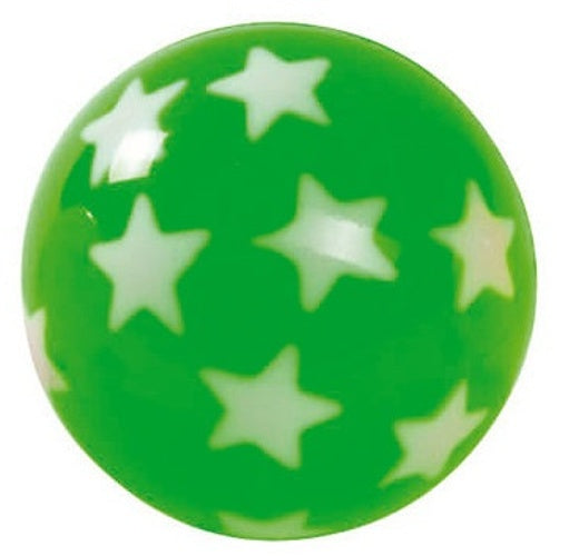 Stuiterbal Sterren: 45 mm Groen