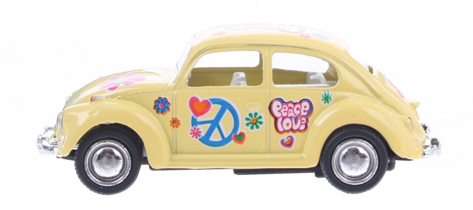 Volkswagen Classical Beetle (1967) bloemen geel 6