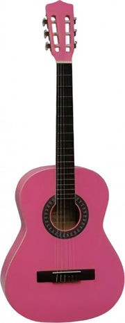 gitaar Classic 6 snaren 93 cm roze