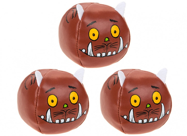 jongleerballen The Gruffalo 85 gram bruin 3-delig