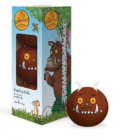 jongleerballen The Gruffalo 85 gram bruin 3-delig