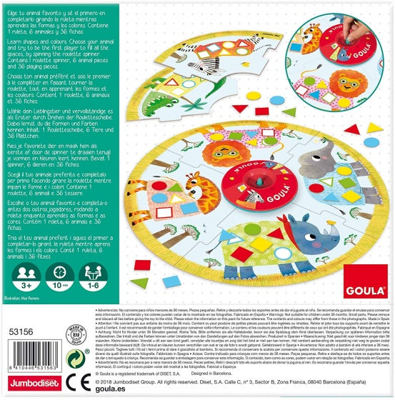 kinderspel Safari Roulette 43-delig