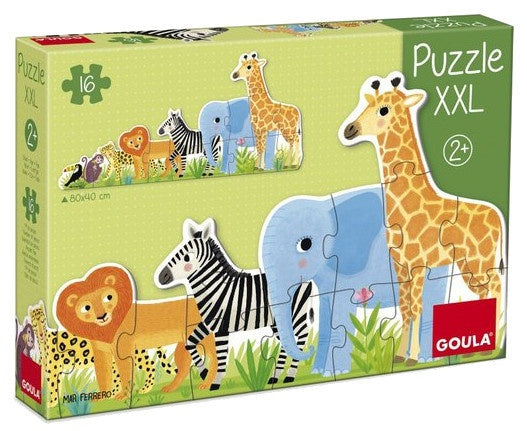 XXL legpuzzel Jungle 16 stukjes