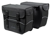 dubbele fietstas Pannier 34L zwart