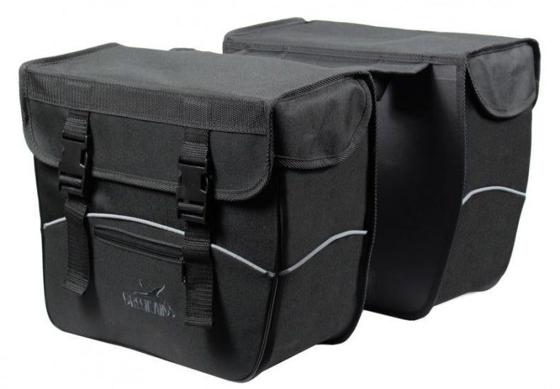 dubbele fietstas Pannier 34L zwart