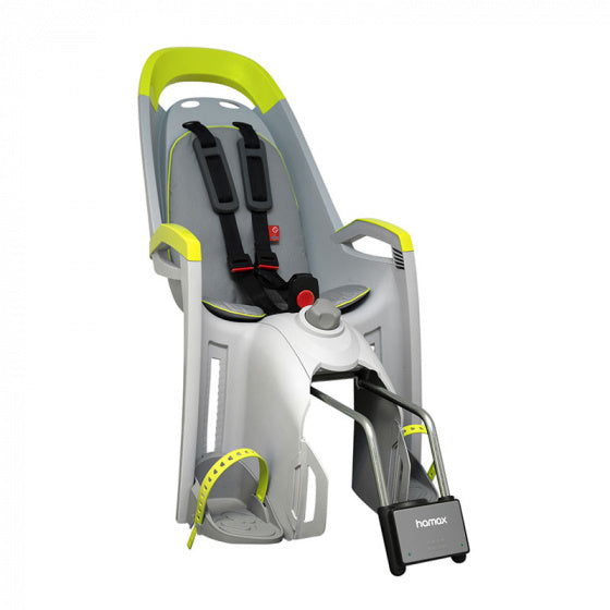 fietsachterzitje Amaze polypropyleen grijs/lime