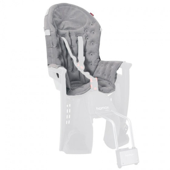 stoelbekleding fietszitje Siesta en Smiley grijs