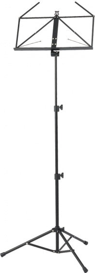 muziekstandaard KB380F 55/125 cm zwart