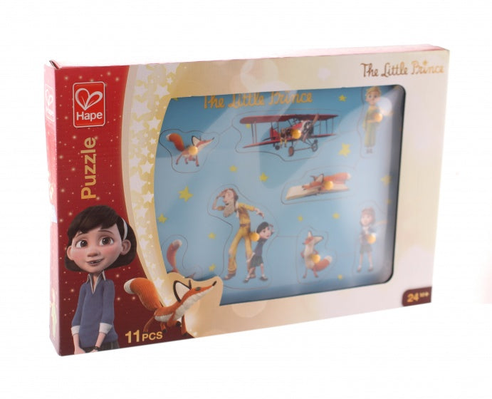 vormenpuzzel De Kleine Prins 35 cm blauw 10 stukjes