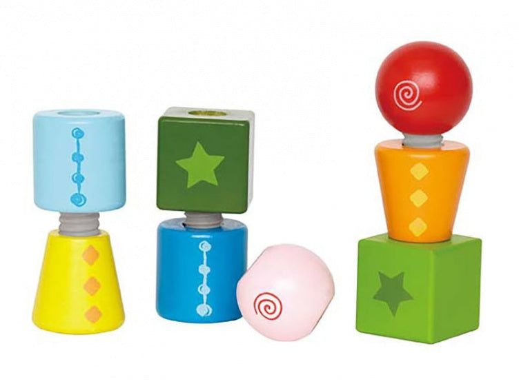 houten blokken Twist & Turnables 8-delig