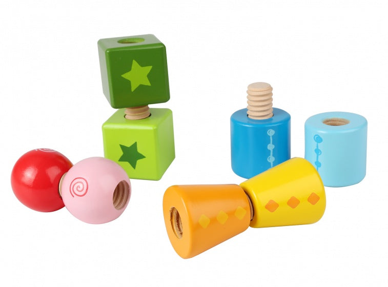 houten blokken Twist & Turnables 8-delig
