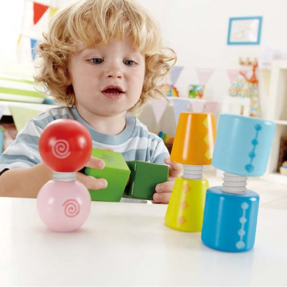 houten blokken Twist & Turnables 8-delig