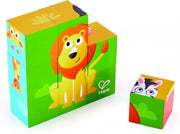 houten blokkenpuzzel Jungle Animal 9-delig