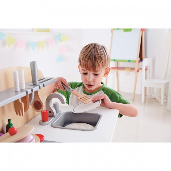 houten keuken blank 70