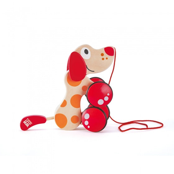 houten trekdier hond 23