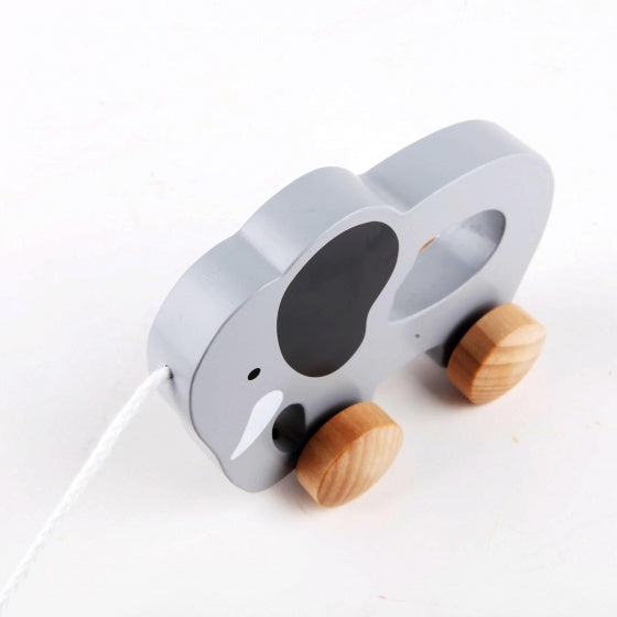 houten trekdier olifant 14