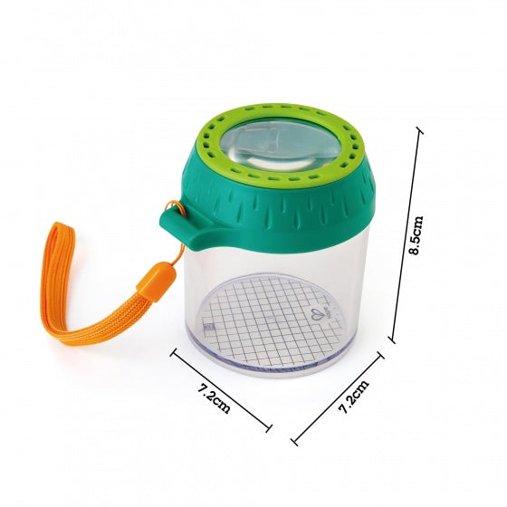 insectendoos met vergrootglas en meetrooster 8