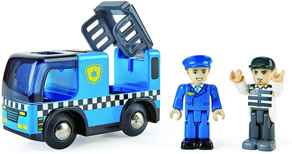 politieauto met sirene hout 9