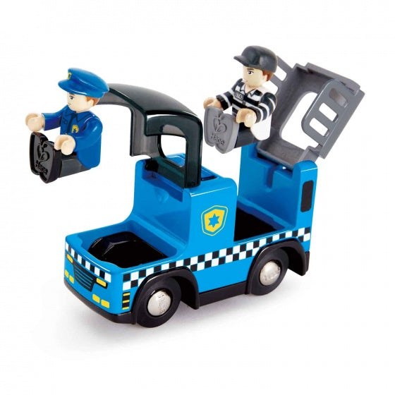 politieauto met sirene hout 9