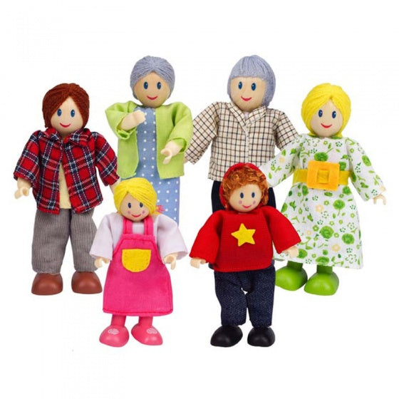poppenfamilie 6-delig