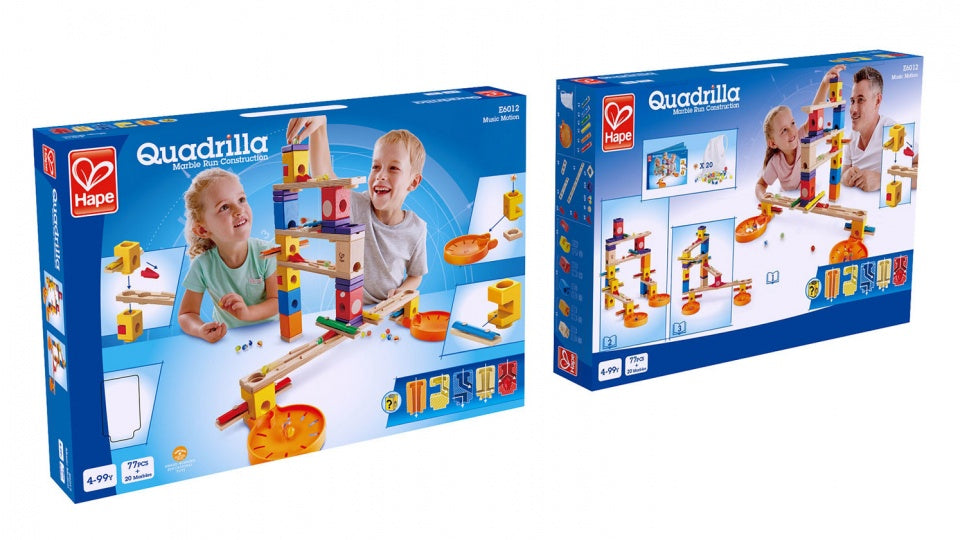 Quadrilla knikkerbaan Music Motion 97-delig