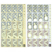 Quadrilla knikkerbaan stickers glow in the dark