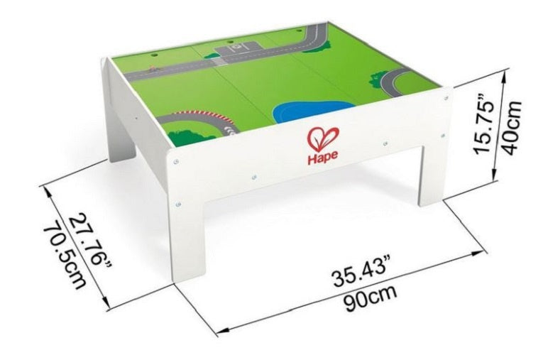 treintafel multifunctioneel 90 cm wit