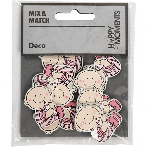 houten ornament baby 3