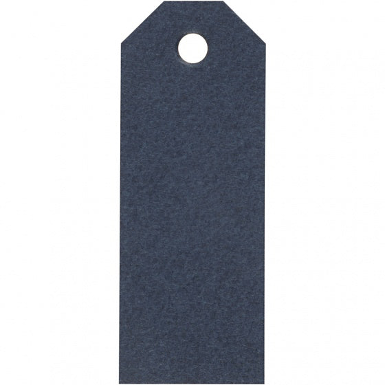 labels donkerblauw 3 x 8 cm karton 20 stuks