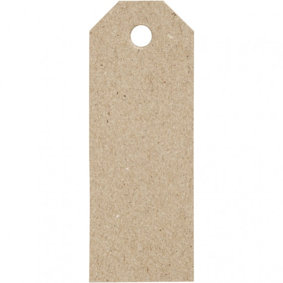 labels naturel 3 x 8 cm karton 20 stuks