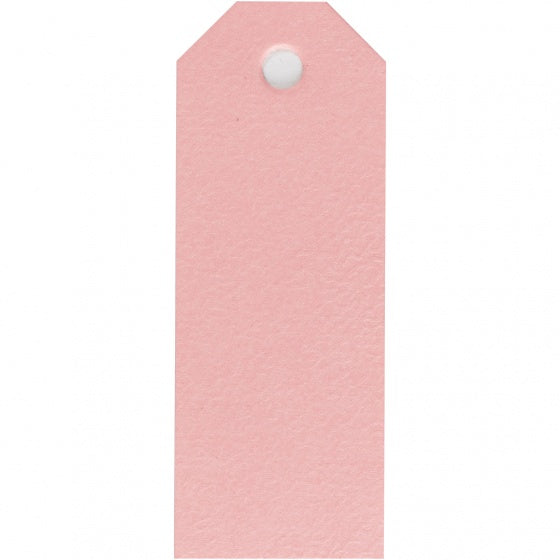 labels roze 3 x 8 cm karton 20 stuks