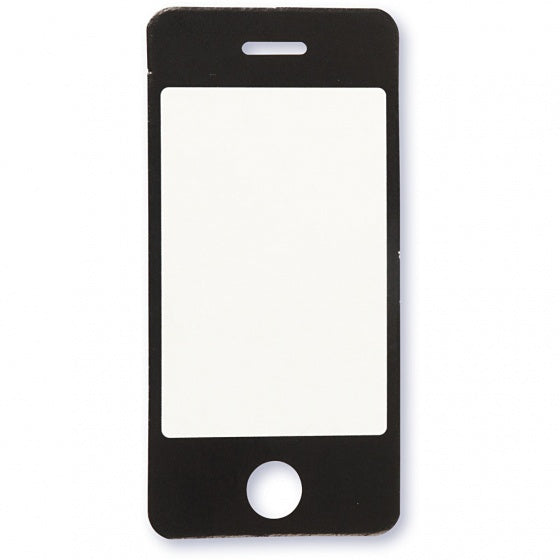 silhouette mobiel zwart/wit 34 x 71 mm 10 stuks