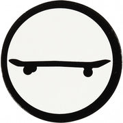 silhouette skateboard zwart/wit 25 mm 20 stuks