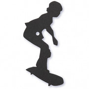 silhouette skater zwart 56 x 67 mm 10 stuks