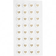 stickers hartjes goud 14 x 2 mm 32 stuks