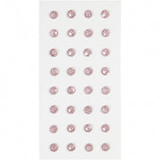 strasstenen roze 8 mm 32 stuks
