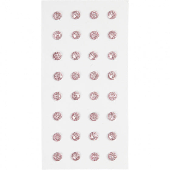 strasstenen roze 8 mm 32 stuks